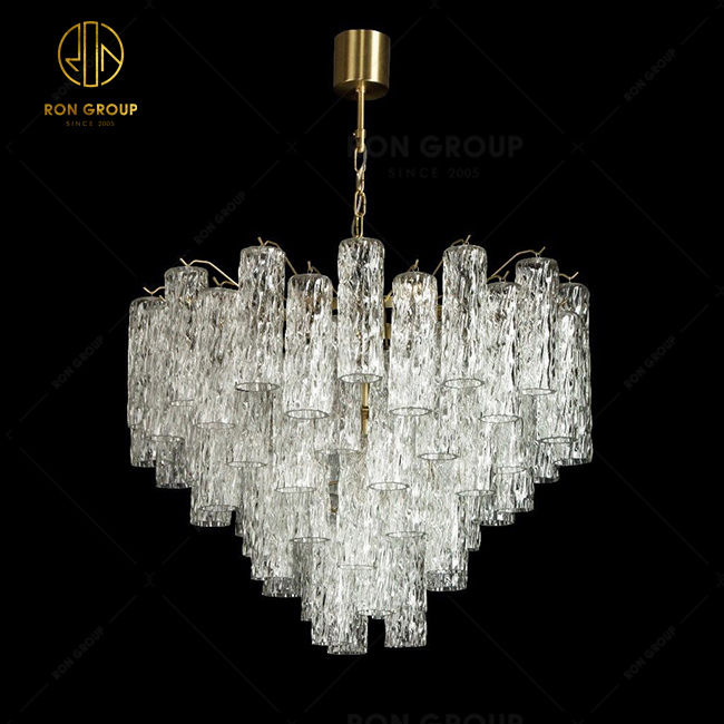 Modern Furniture Matching Popular  Gold Ceiling Chandelier Lamp Luxury Crystal Chandelier Crystal Pendant Light