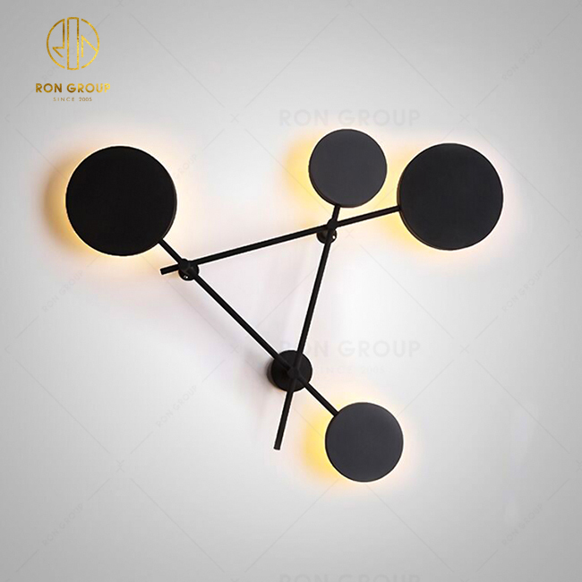 Nordic Living Room Wall Lamp Modern Simple Creative Personality Round Hotel Corridor Wall Lamp Dining Room Designer Wall Lamp