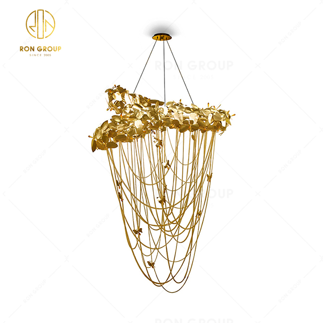 Fancy Lights For Home Hotel Living Room Butterfly Metal Pendant Lights Modern Nordic style Hanging Light Pendant Lamp