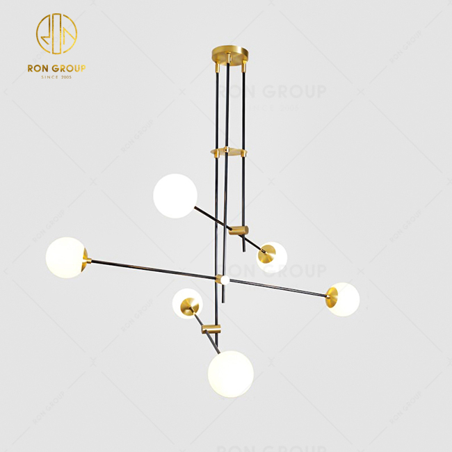 Nordic LED Modern Geometric Line Lighting Creative Pendant Lamp Home Lighting Living room Chandelier