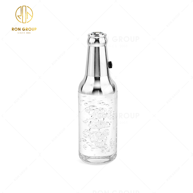 Decorative Rechargeable LED Bottle Shape Table Night Lights Restaurant Touch Dimmer Table Lamp For Hotel And Bar