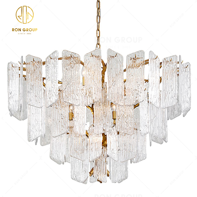 Postmodern Creative Luxury Personality Clear Glass Living Room Lighting Modern Bedroom Dining Room Crystal Chandelier Pendant Lamp