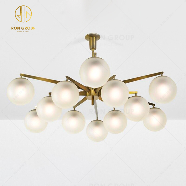 Decorative Round Steel Frame Ceiling Lights Decor Modern Led Living Room lighting Pendant Lamp