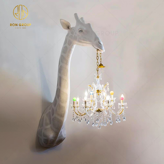 Wholesale Wall Lamp Home Decor Handmade Anime Wall Light animal Shaped Anime Crystal Wall Lamp