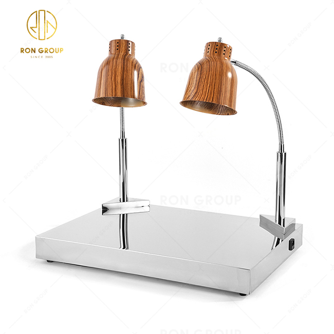 Hotel Restaurant Food And Beverage Catering Equipment Decorative Carving Station Food Heat Warmer Lamp For Buffet