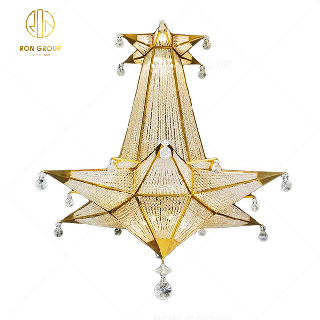 Crystal Chandelier Creative Glass Hotel Lobby Pendant Lamp Luxury Designer Lamps Pendant Lamp