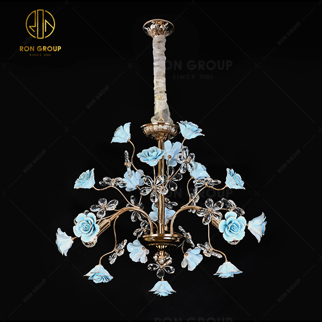 China Manufacturer Popular Wedding Ceramic Light Flower Lighting for Wedding Decoration