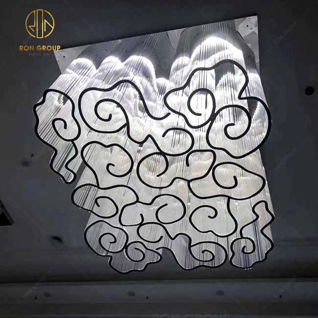 Led Fancy Light Customized Flower Design Crystal Chandeliers For Hotel Lobby And Villa Living Room Lighting
