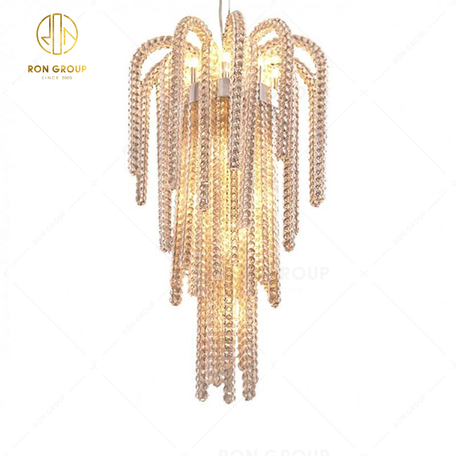 Hotel Project Crystal Chandelier Pendant Lighting Hanging Lamp For Hotel Decor