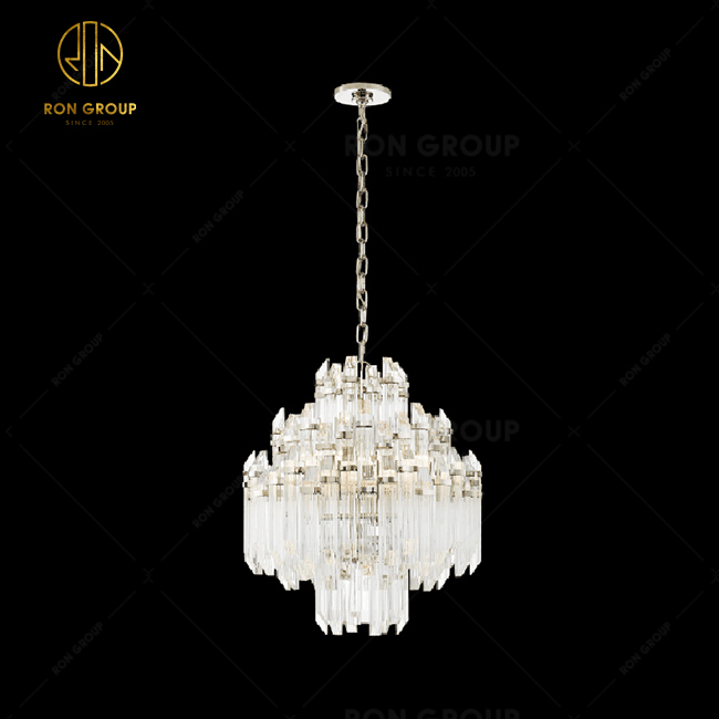 Modern Nordic LED Chandelier Luxury Crystal Chandelier Gold Pendant Light Hotel Decor Pendant Lamp