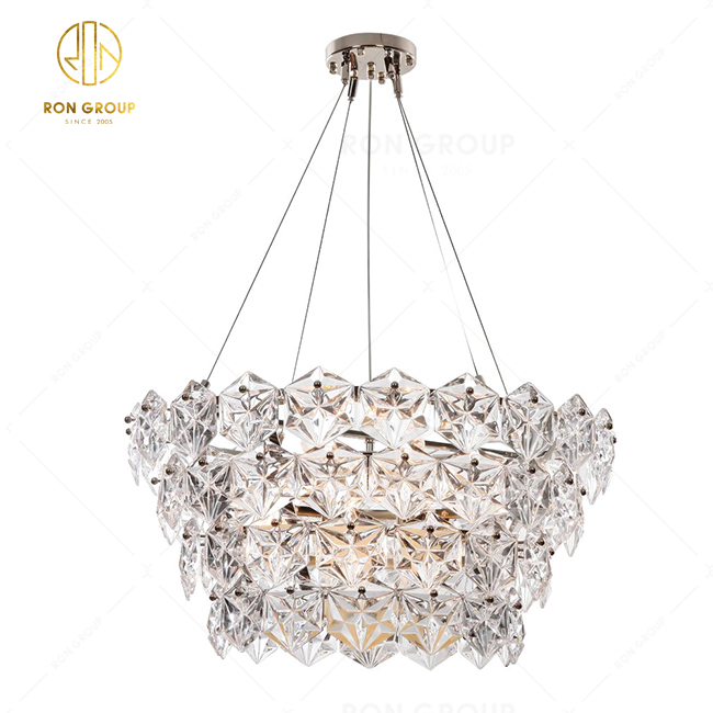 Fancy Crystal Glass For Living Room Bedroom Restaurant Dining Room Modern Chandelier Pendant Lamp Hanging Light