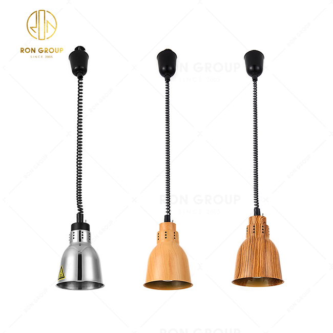 Good Quality Kitchen Heating Lamp Hanging Food Warming Light Electric Buffet Food Warmers Infrared Heating Lamp