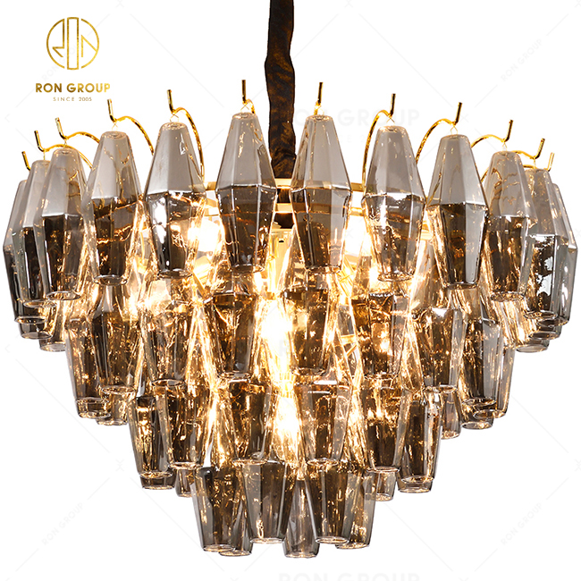 Modern Nordic Led Luxury Crystal Chandelier Gold Pendant Light Crystal Led Pendant Light Chandelier