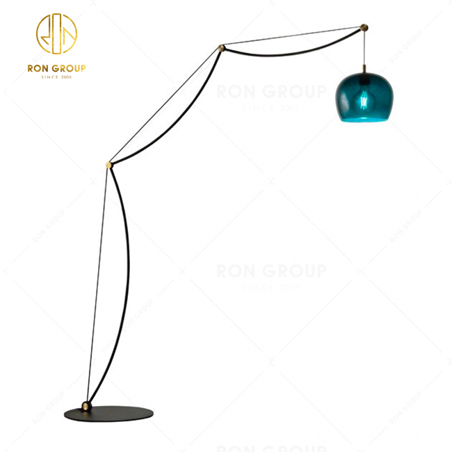 Indoor Home Hotel Decoration Iron Black Modern Floor Lamp Standing Light Bedroom Light