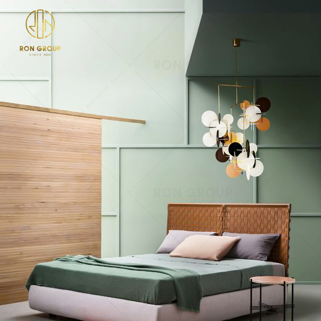  Hot Sale Modern Art LED Lighting Colorful Acrylic Bedroom Decorative Pendant Lamp 