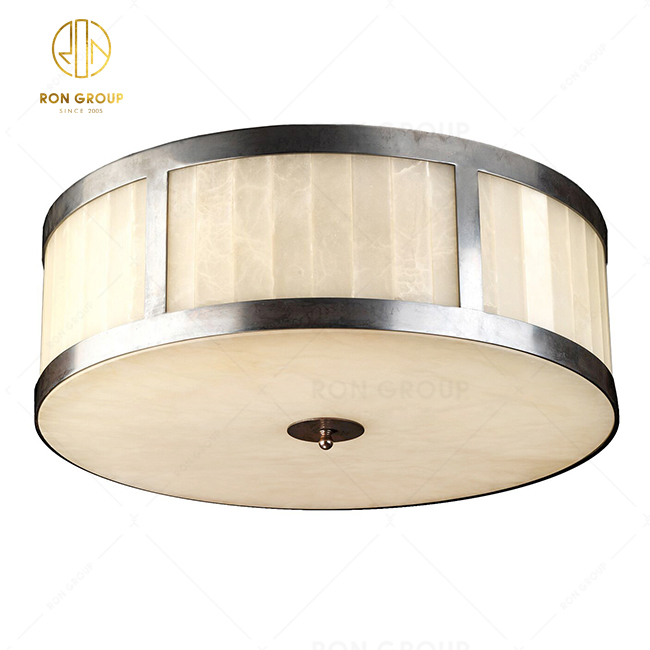 New Ceiling Light Design Led Bulb White Glass Hotel Decor Round Led Ceiling Panel Light Pendant Lamp 