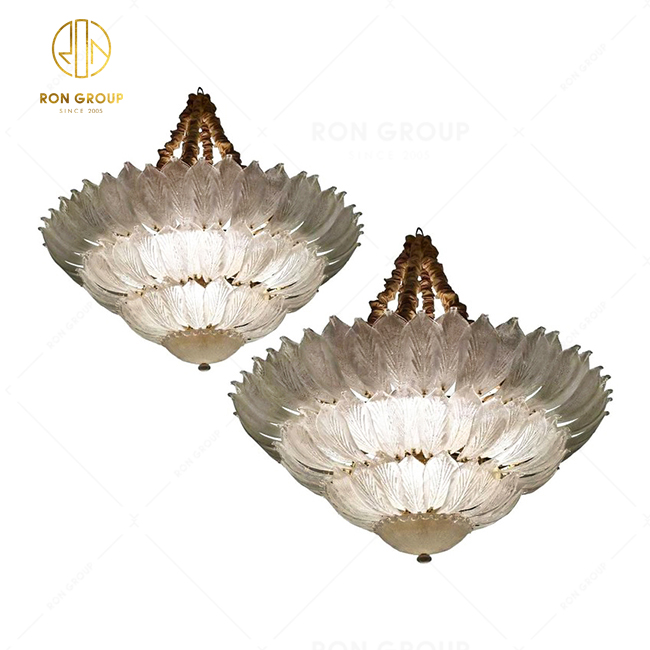 New LED Crystal Chandelier Postmodern Atmosphere Feather Lamp FOR Hotel Pendant Light