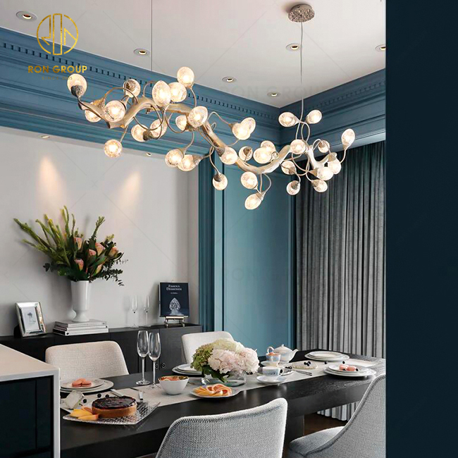 Factory Price Modern Crystal Luxury Lighting Creative Office Chandelier For Dining Room Pendant Lamp