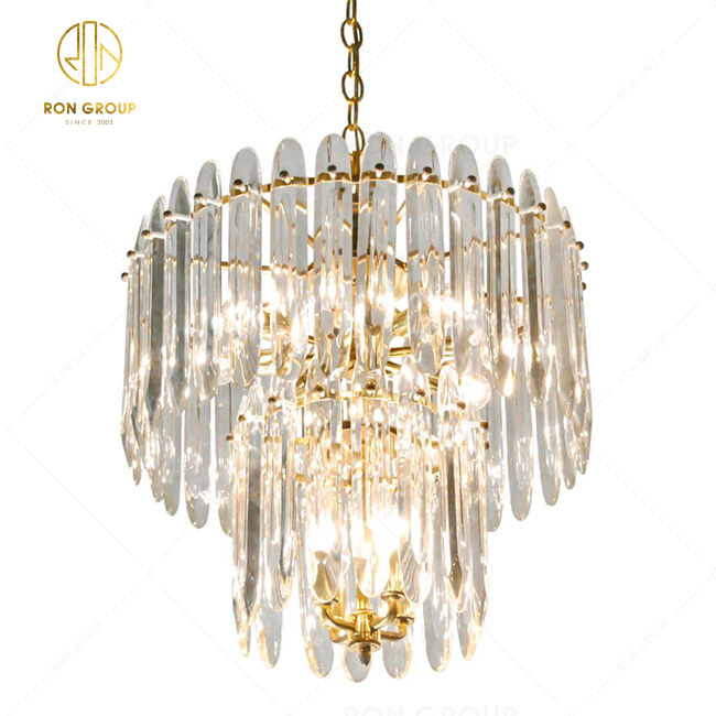 Multi Size Luxury Modern Chandelier Pendant Lamp Crystal Lighting Pendant Lights For Wedding Hotel Fixture