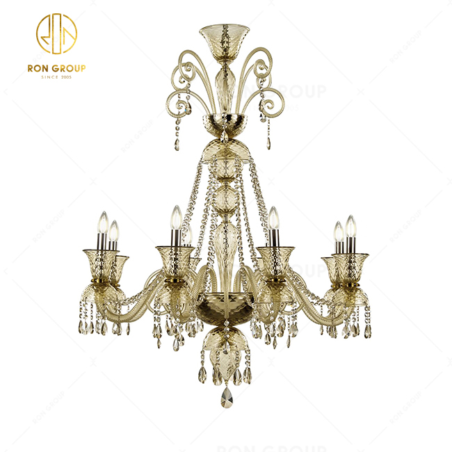 Elegant Pendant Lamp Antique Crystal Chandelier Fancy Home Hotel Lighting Hanging Lamp Chandelier Drop Light Pendant Light